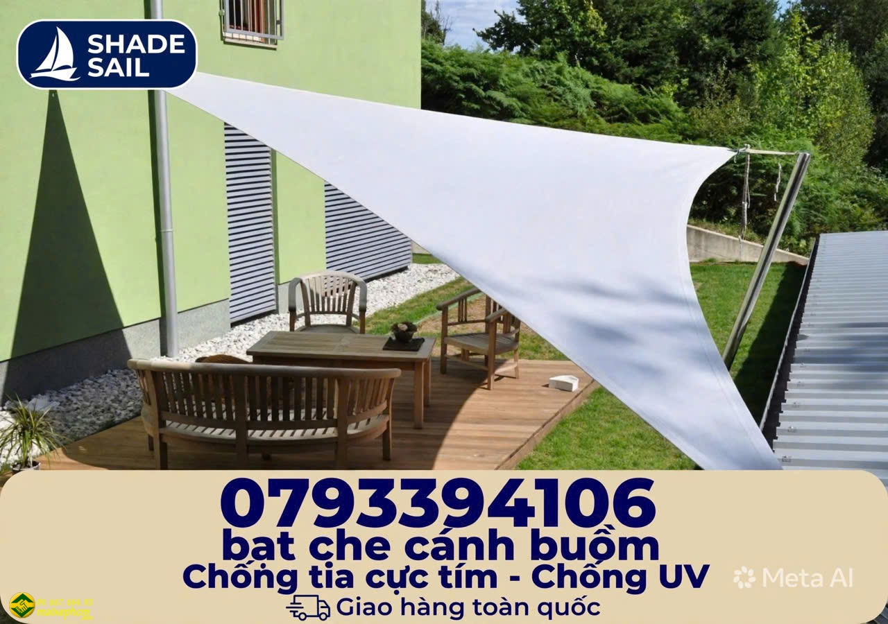 Mái che cánh buồm tam giác